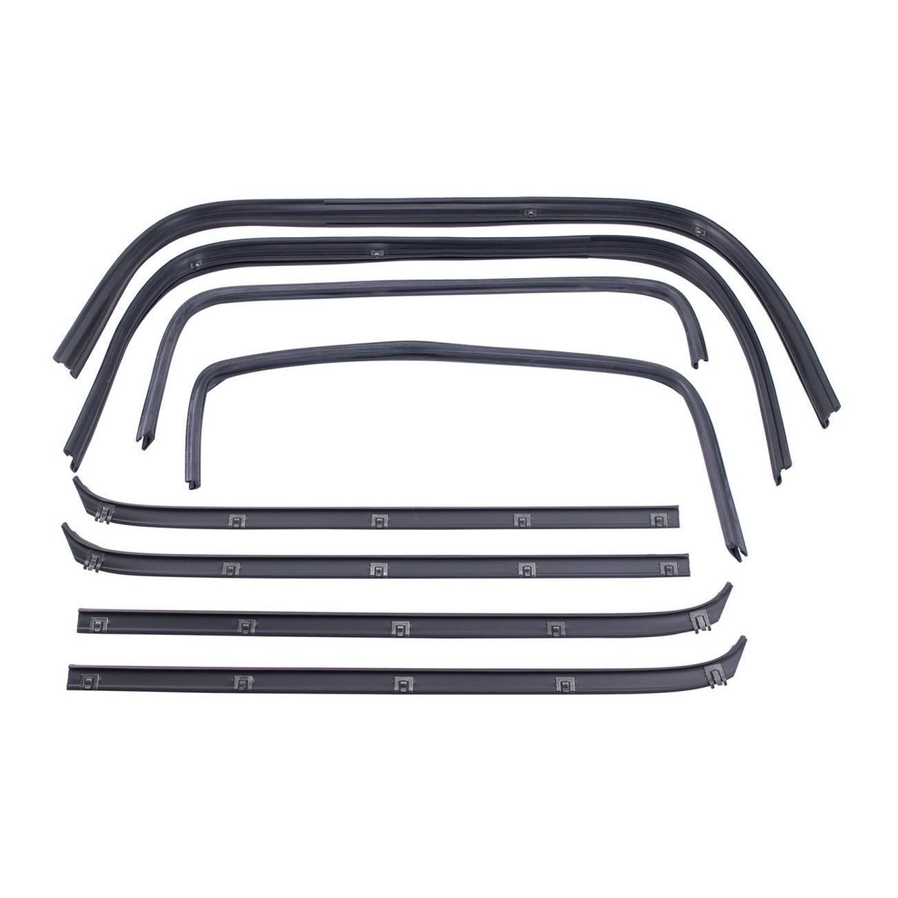 For 81-93 W350 Plymouth 80-81 Trailduster Door Window Belt Weatherstrip Kit