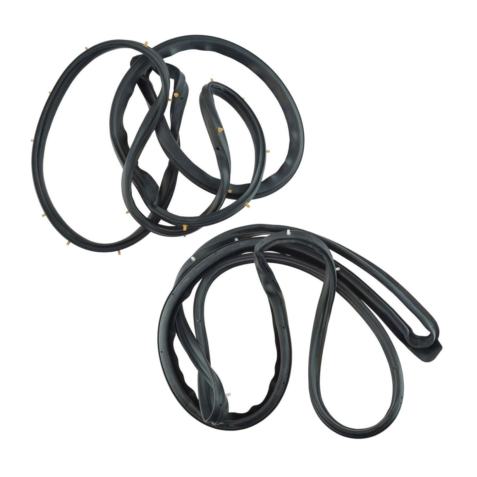 For Suzuki 87-95 Samurai Door Mounted Weatherstrip Seal Front Pair Set of 2