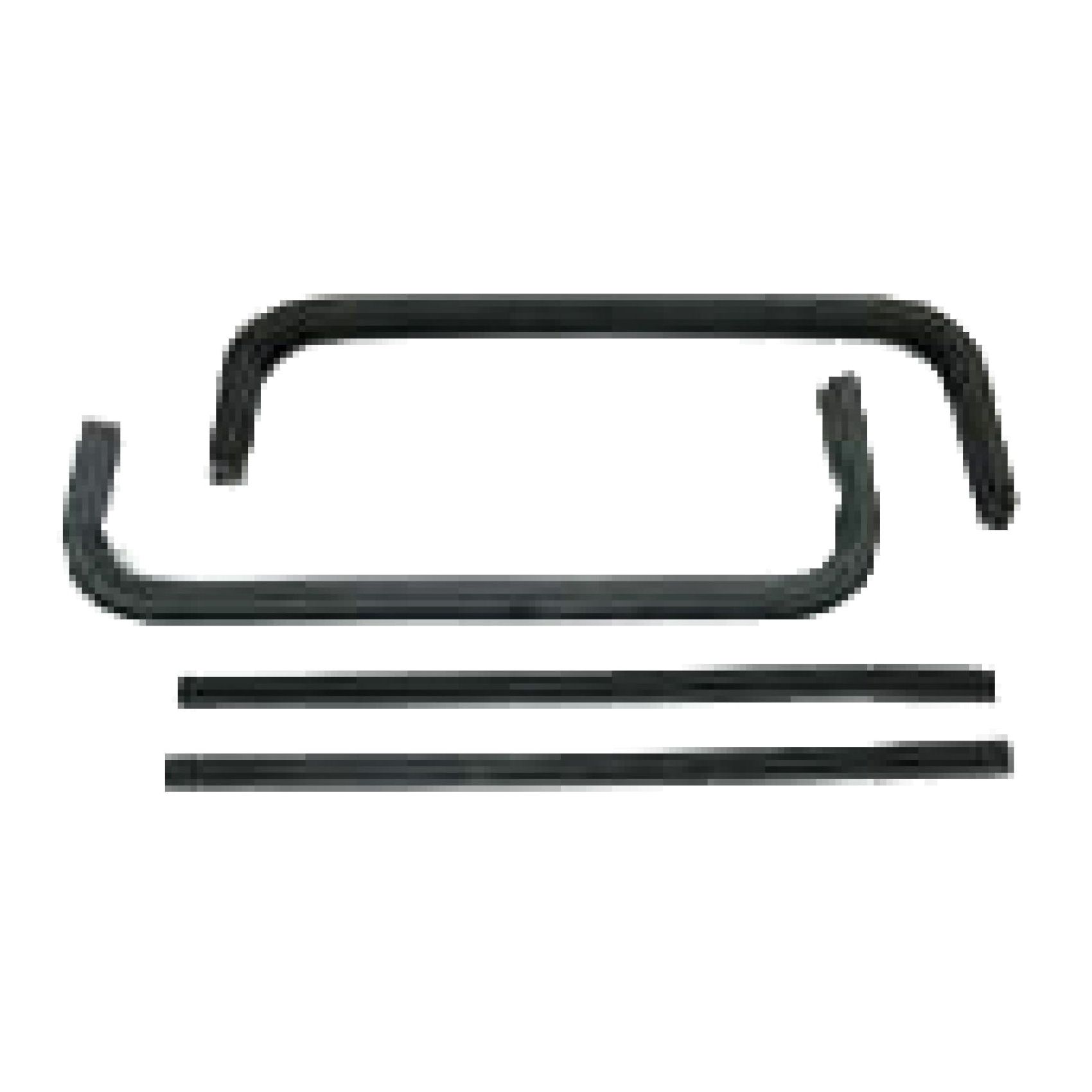 Front & Rear Vent Glass Weatherstrip Seal Set For 1960-1963 GMC 1000 Series