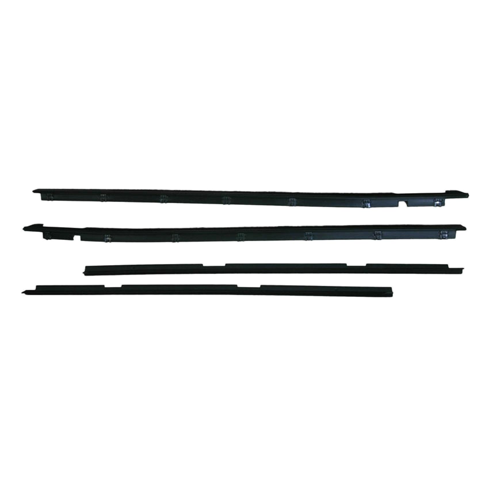 Inner & Outer Window Sweep Felt Kit Set of 4 For 93-02 Chevrolet Camaro Trans