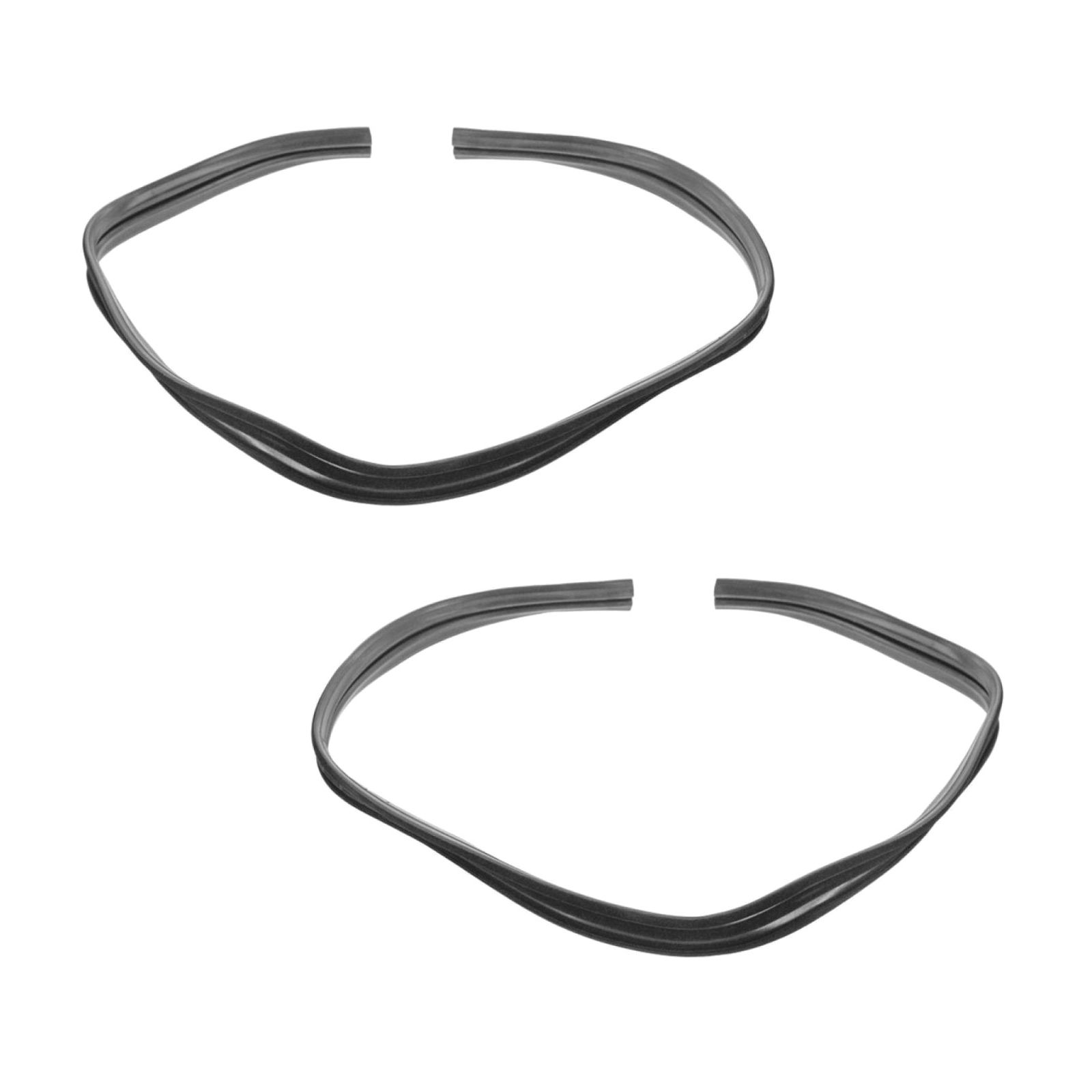 Front Upper Window Glass Run Channel Seal Pair For 1964-1965 GMC 1000 Series