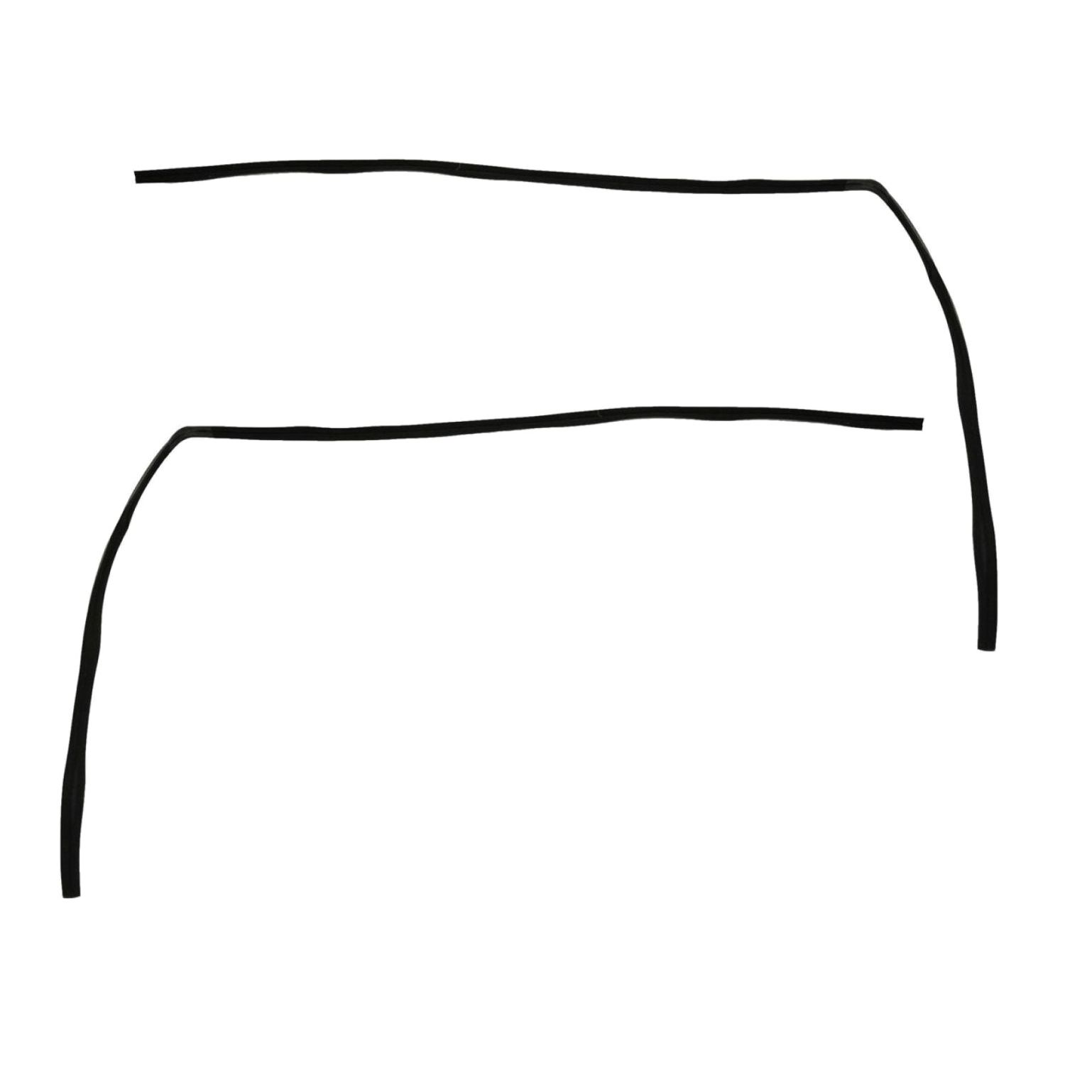 Glass Run Channel Window Weatherstrip Seals Front Pair Kit For Ford E Series