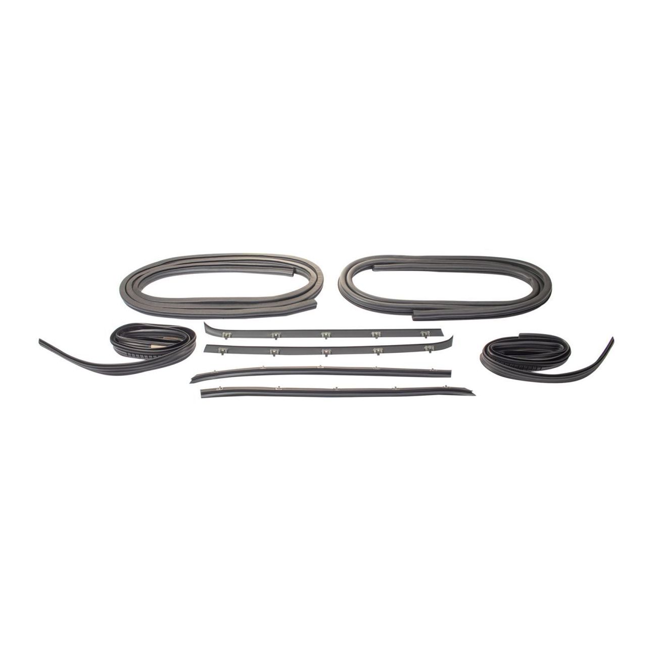 For 1973-1974 GMC K35/K3500 Pickup Door Window Belt Weatherstrip Kit