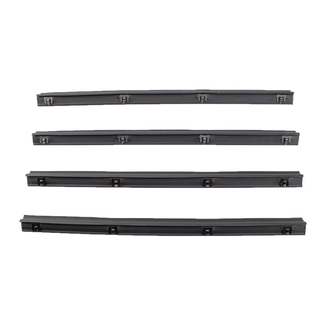 For 1984-1991 Jeep Grand Wagoneer Door Window Belt Weatherstrip Kit