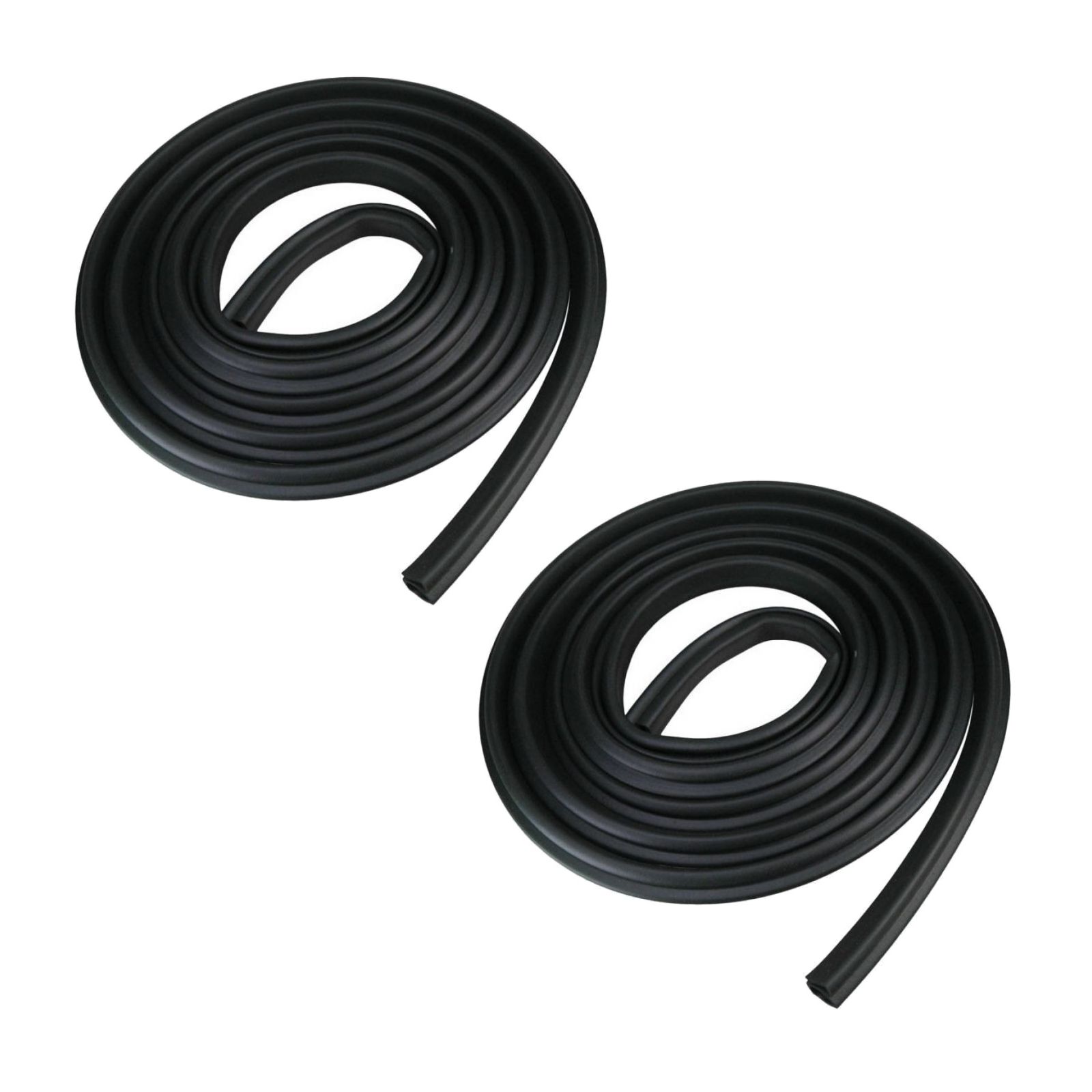 For Ford 1967-1972 F-100 Door Seals Rubber Weatherstrip Pair Set Kit