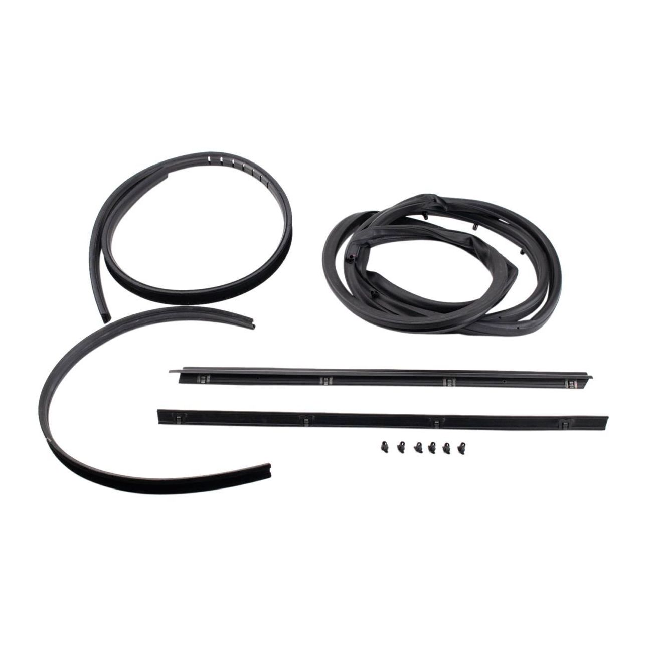 For 1981-1986 Jeep Scrambler Door Window Belt Weatherstrip Kit