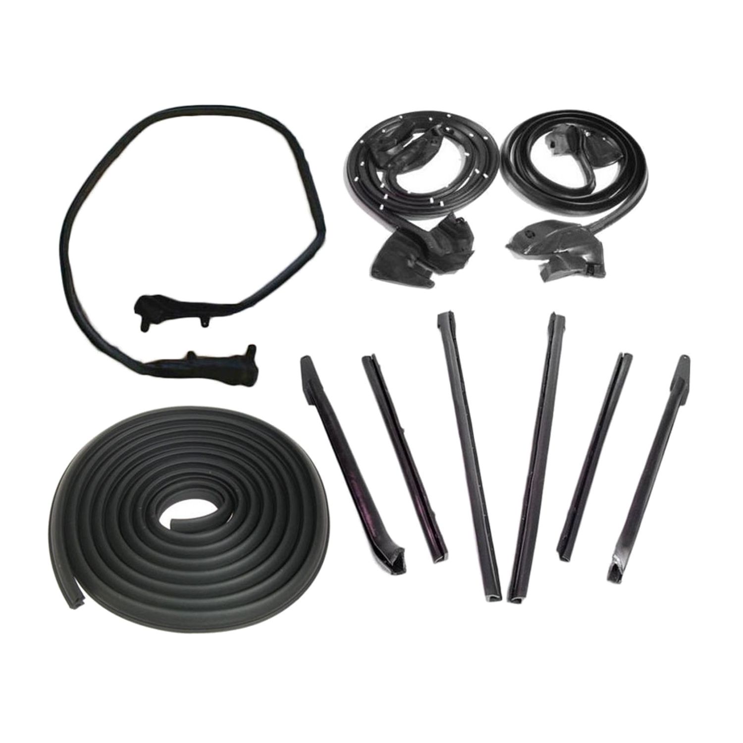 For 1969-1970 Oldsmobile Delta 88 Weatherstrip Seal Kit Set Door Top Trunk