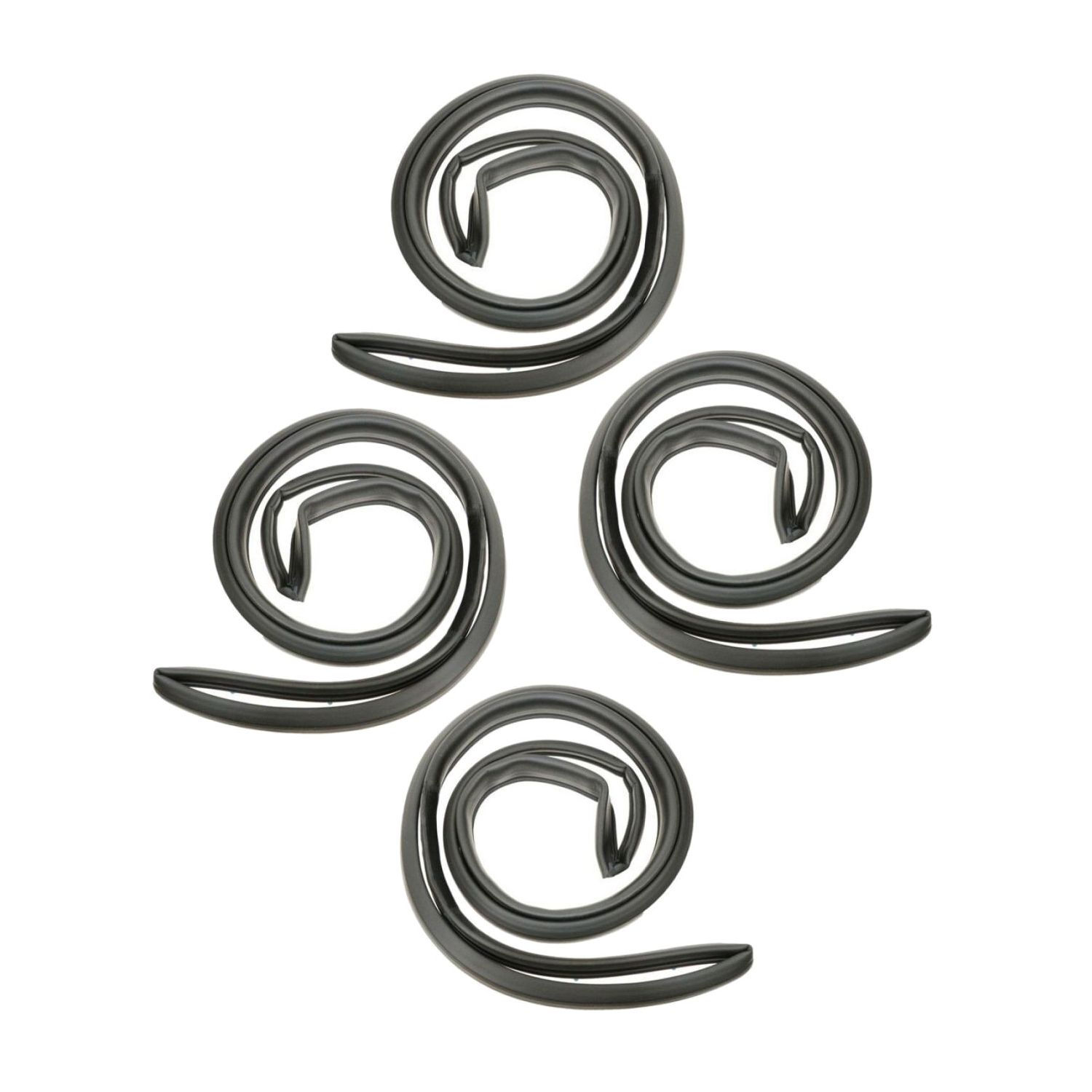 For 87-91 Pontiac Bonneville Front & Rear Door Weatherstrip Seal Kit Set of 4