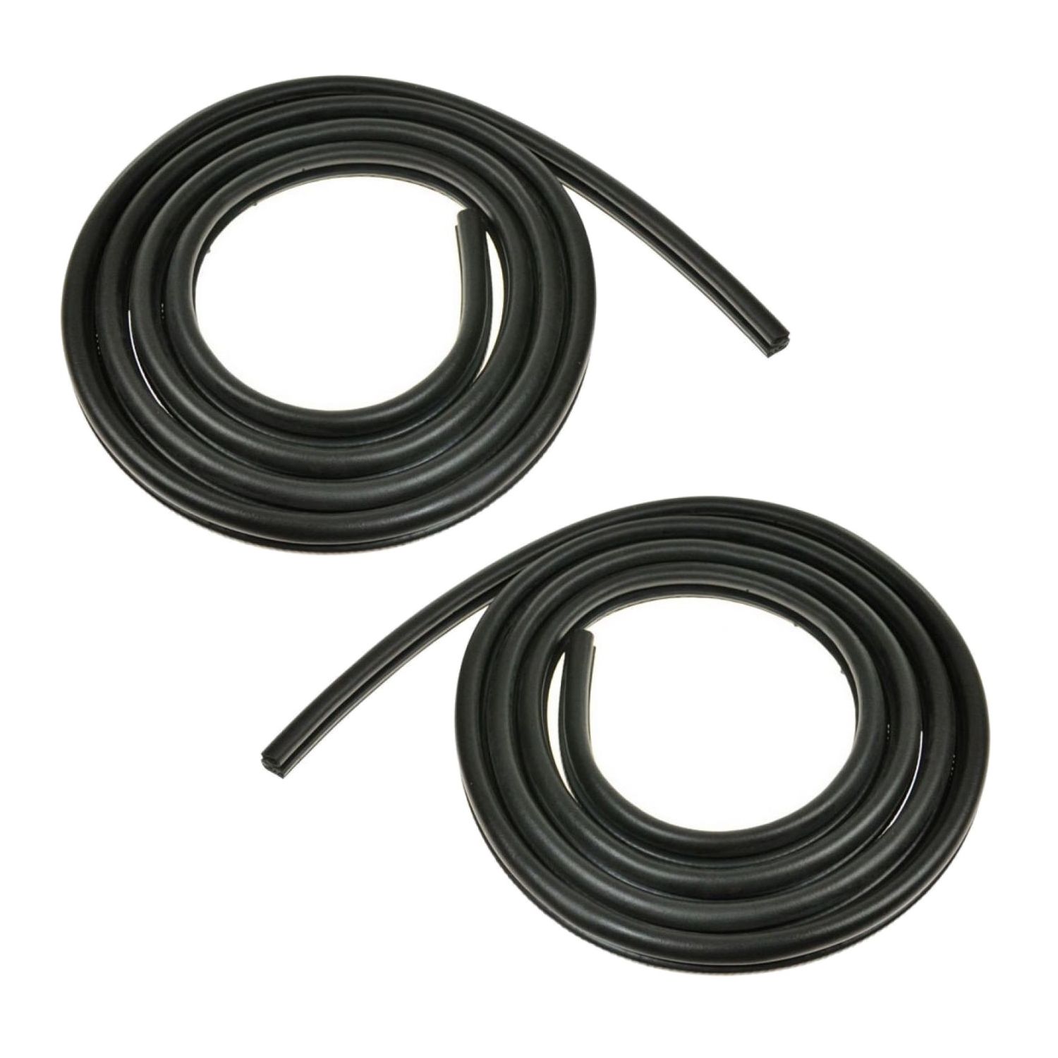 For 1979-1986 Mercury Capri Rubber Door Weatherstrip Seals Pair Set Kit