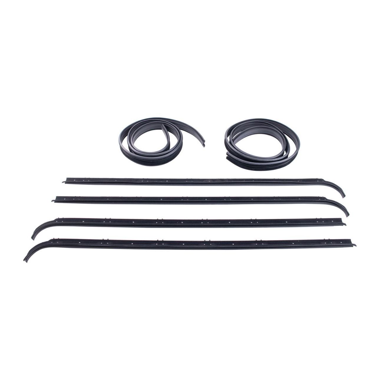 For 1984-1988 Ford Bronco II Door Window Belt Weatherstrip Kit
