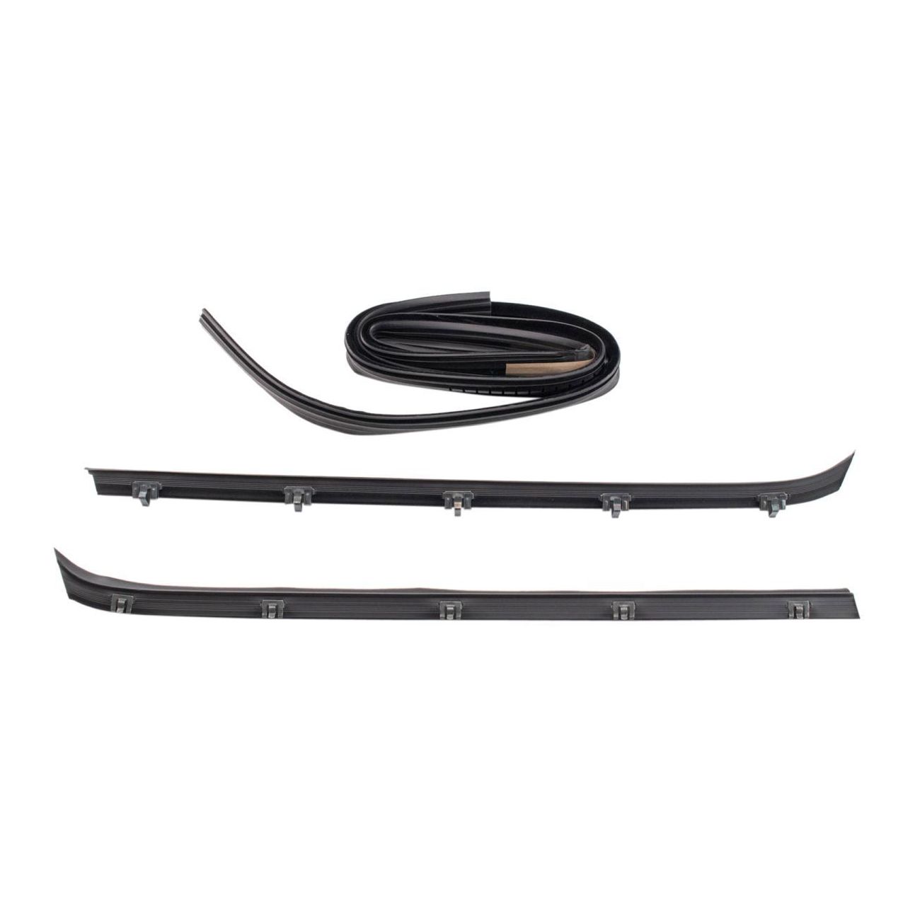 For 1973-1974 GMC C35/C3500 Pickup Door Window Belt Weatherstrip Kit