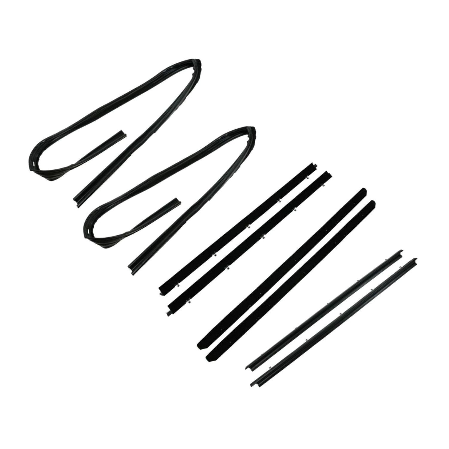 Weatherstrip Seals Kit Black Trim For Chevrolet 1982-1993 S10 GMC 1982-1990 S15
