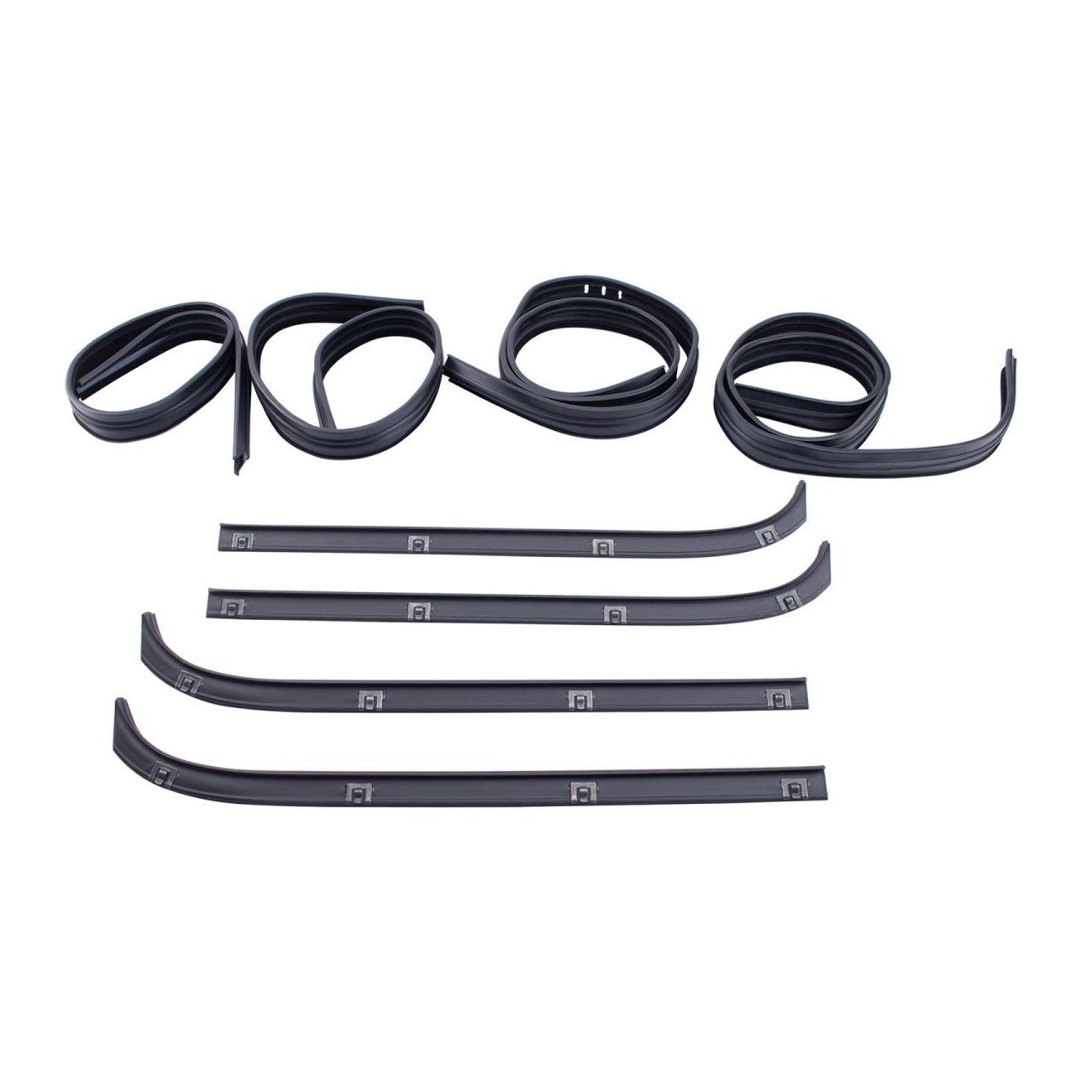 For 1971-1974 Dodge B100 Van Automotive Door Window Belt Weatherstrip Kit