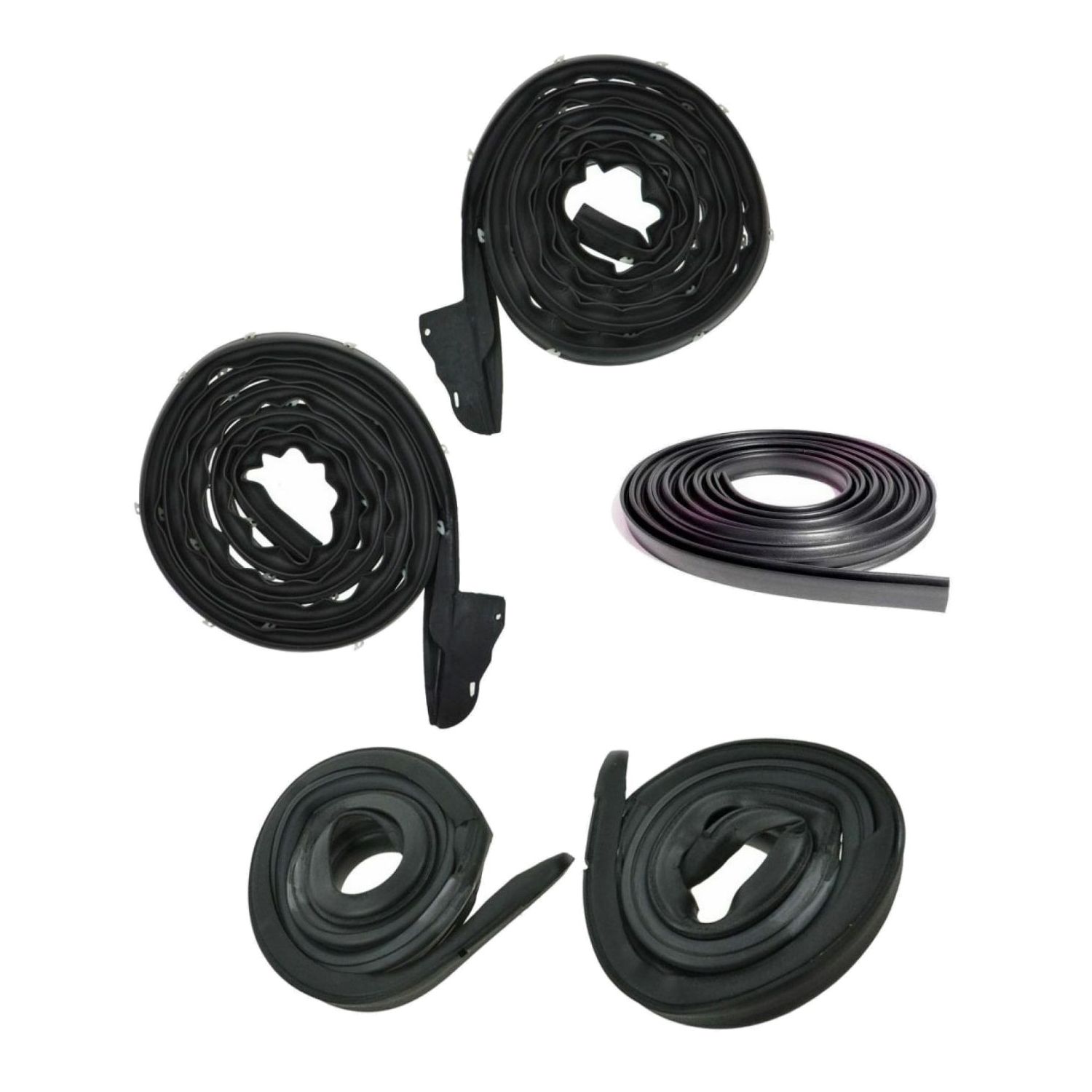 For Plymouth 1968-1969 Belvedere Weatherstrip Seal Kit Set Door Roofrail Trunk