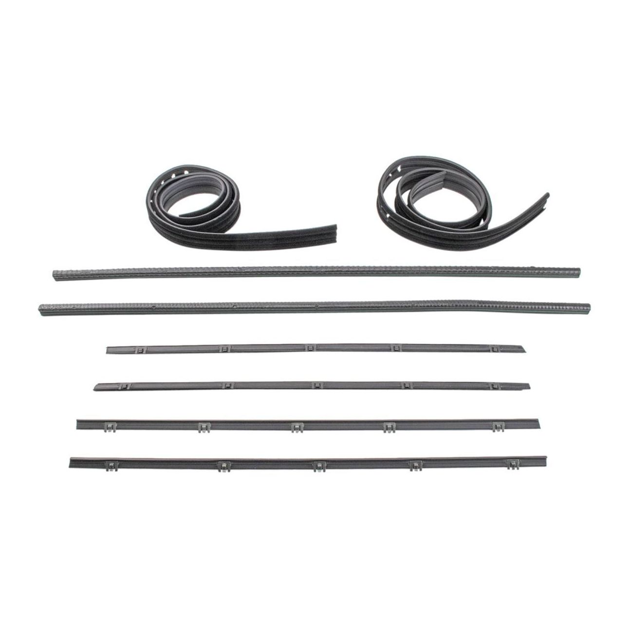 For 1967-1972 K30 Pickup GMC C15/C1500 Pickup Door Window Belt Weatherstrip Kit