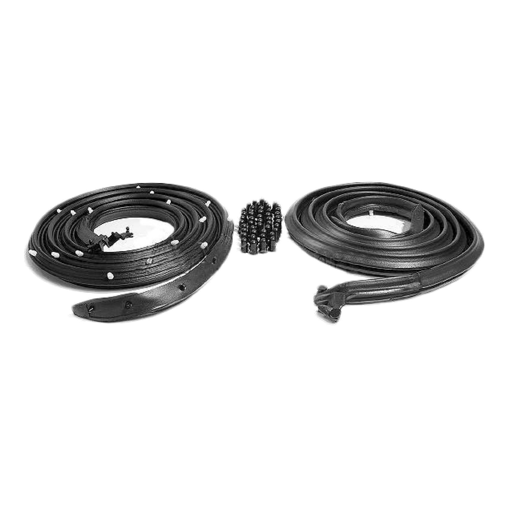For Chevrolet 63-64 Corvair Front Door Rubber Weatherstrip Seal Pair Set of 2
