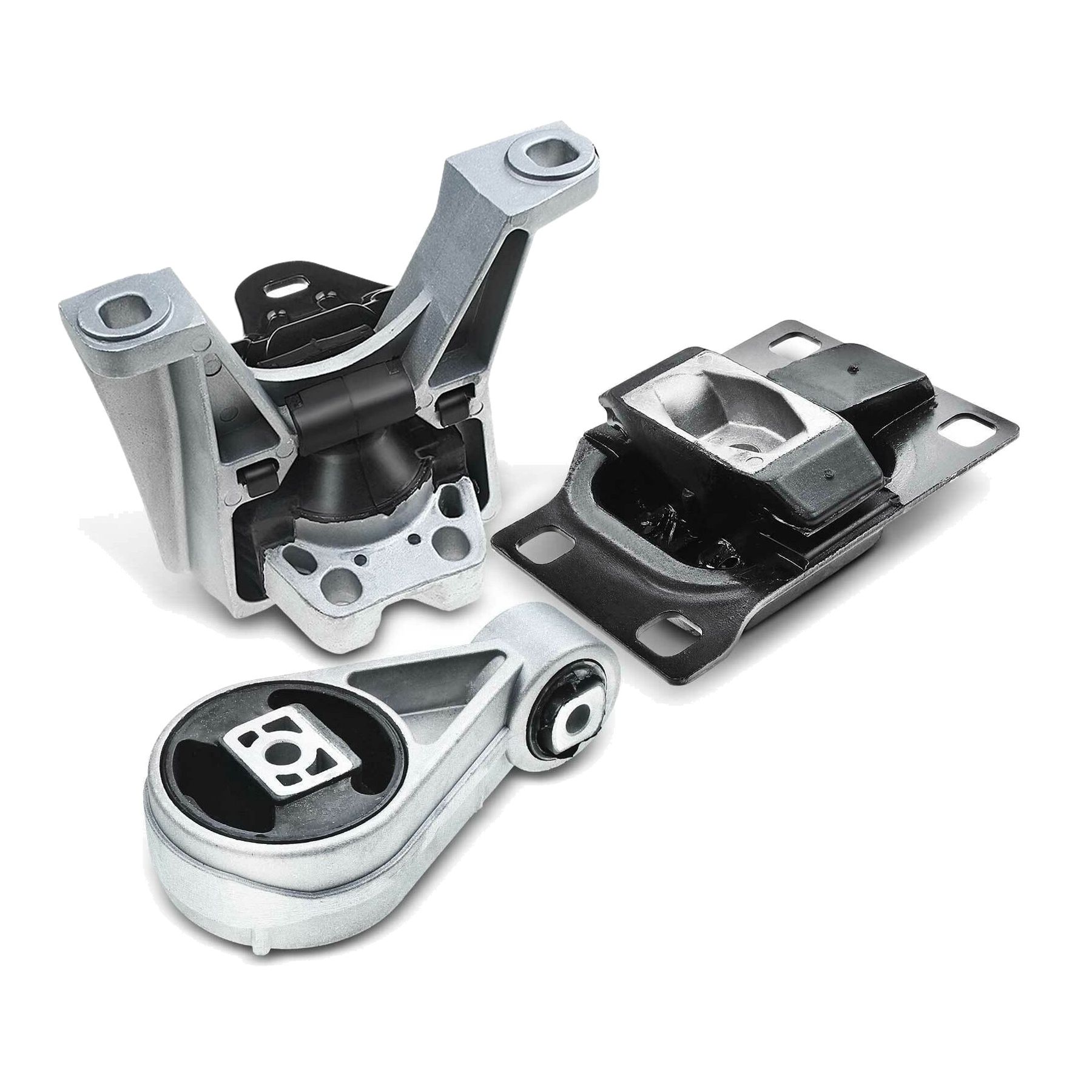 3pcs Engine Motor and Transmission Mount For 07 Ford Focus SE Automatic Trans