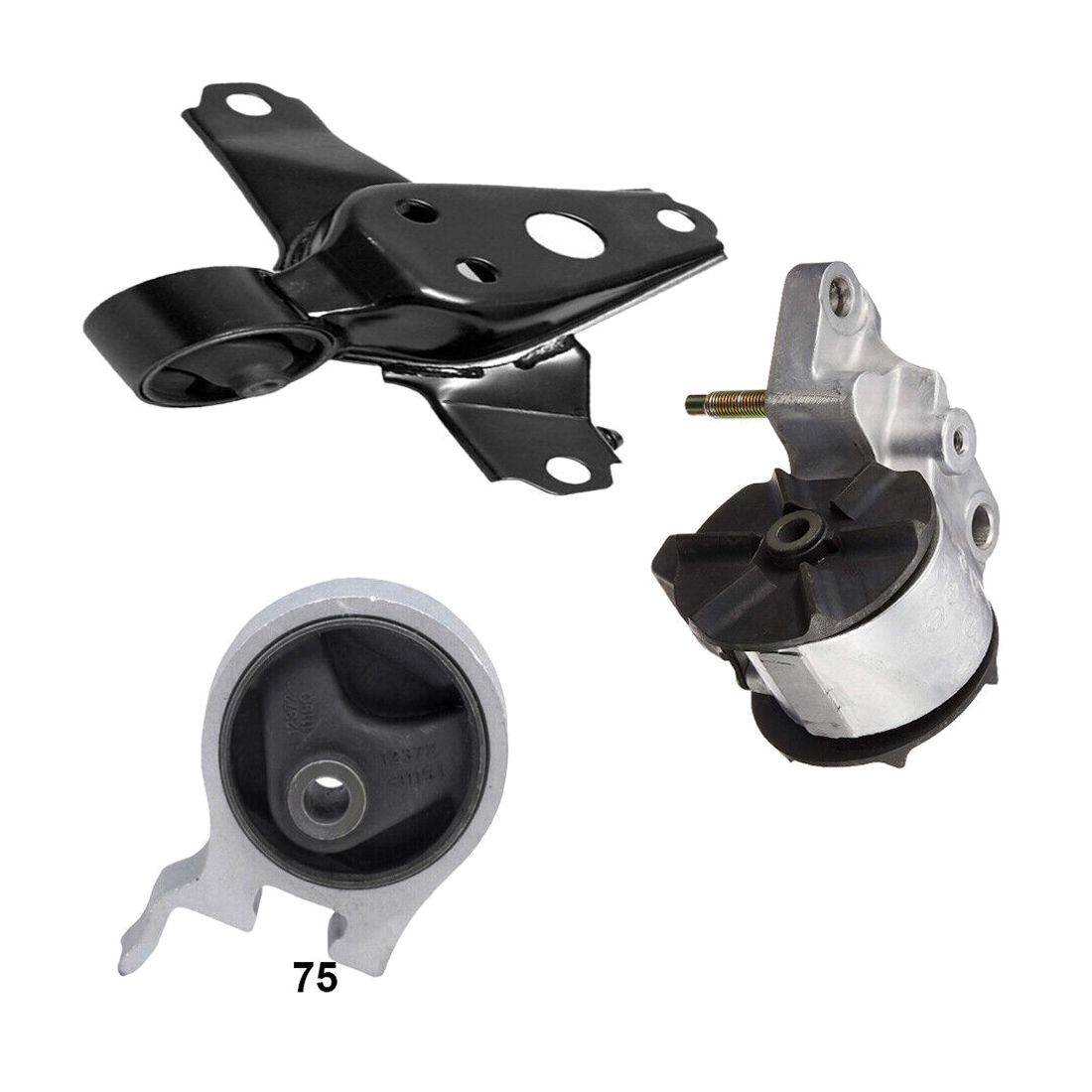 Engine & Auto Transmission Mount Set 3pcs Fits 99-95 Toyota Tercel 1.5L 3 Speed
