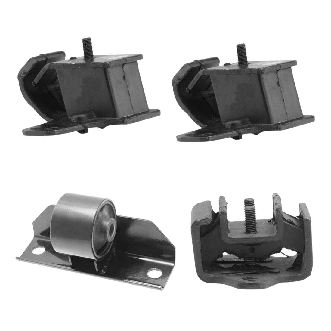 Engine, Transmission & Differential Mounts 4PCS For Nissan D21 91-86 L4-2.4L