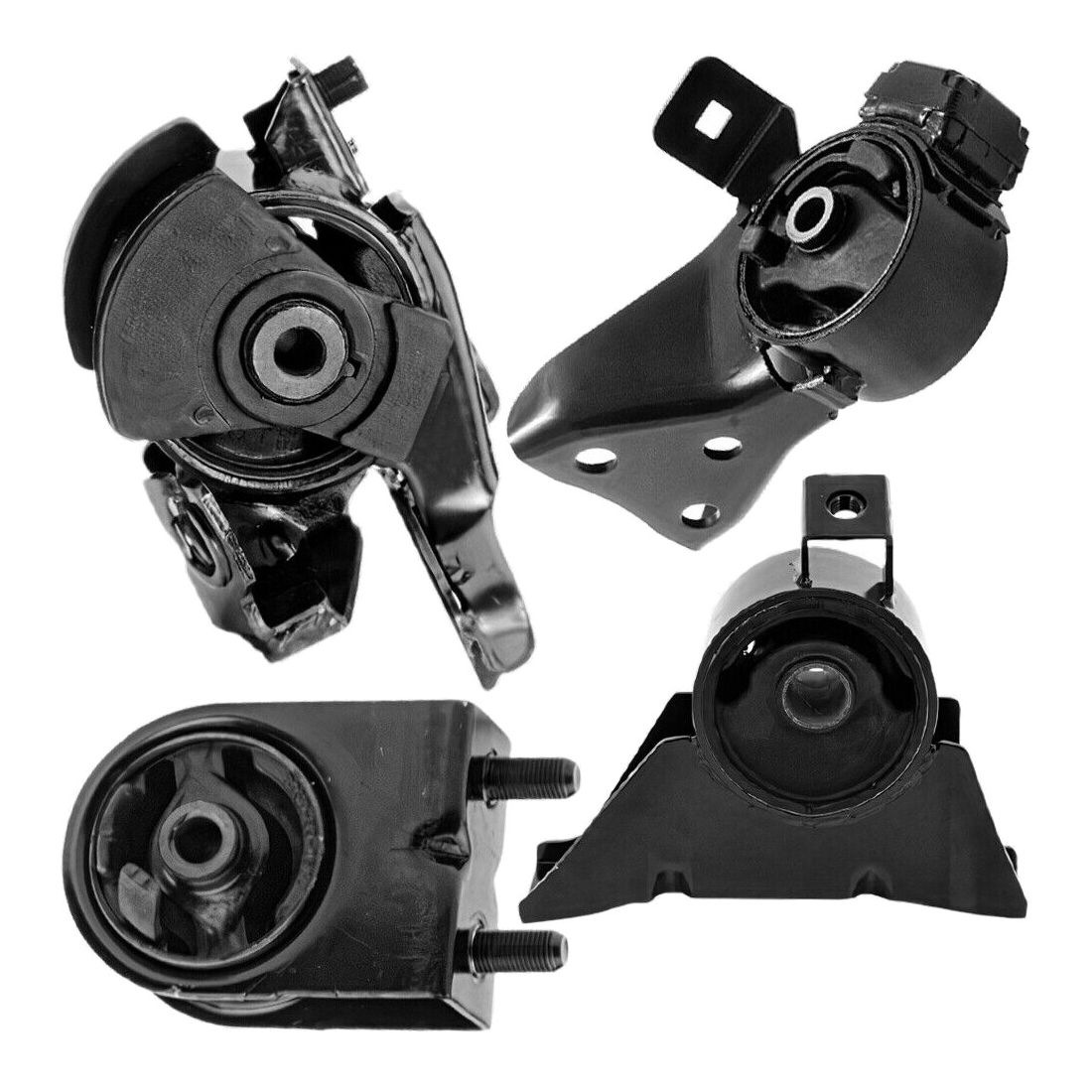 Engine Motor & Transmission Mounts Set Of 4 Pcs For Mazda Protege 1.6L (MT)