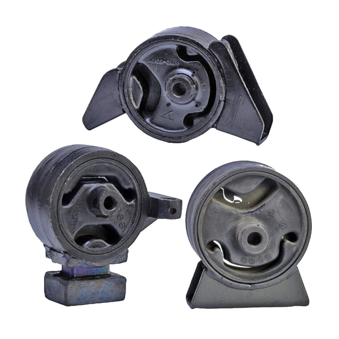 Engine Front Right, Rear & Trans Mount Set of 3Pcs for Chevrolet Metro, Swift