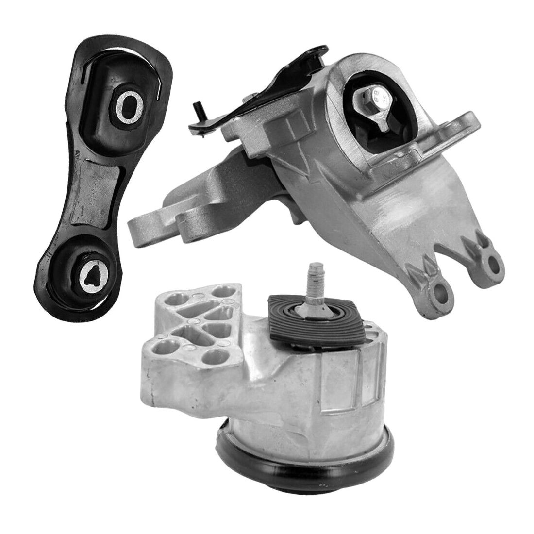 Rear, Hyd. Right Engine Mounts & Left Trans Mount 3PCS Fits Ford Flex 19-10 3.5L