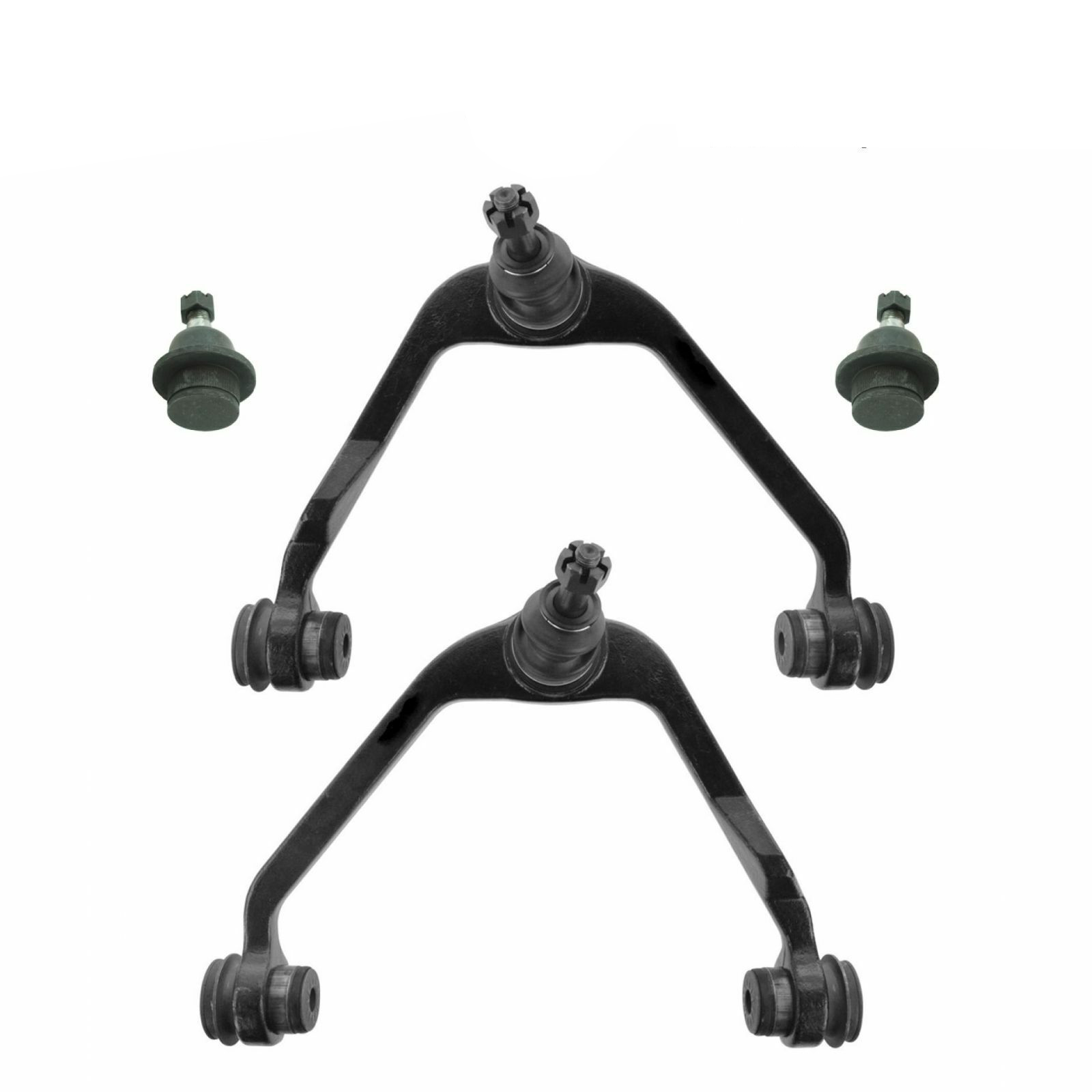 Front Upper Control Arm w/ Lower Ball Joints Kit Set For Ford Lincoln 2WD 2x4