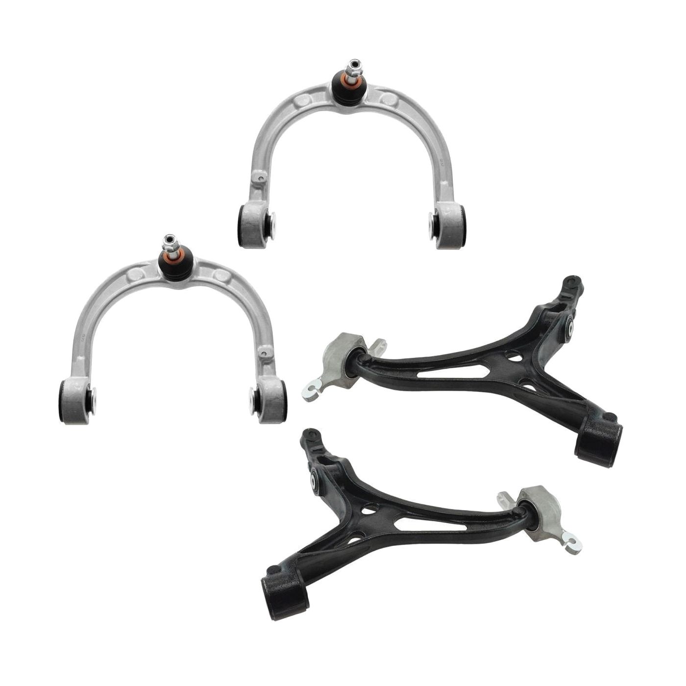 Control Arm Front Upper & Lower Kit Set of 4 For Mercedes-Benz 07-09 GL320 Ml