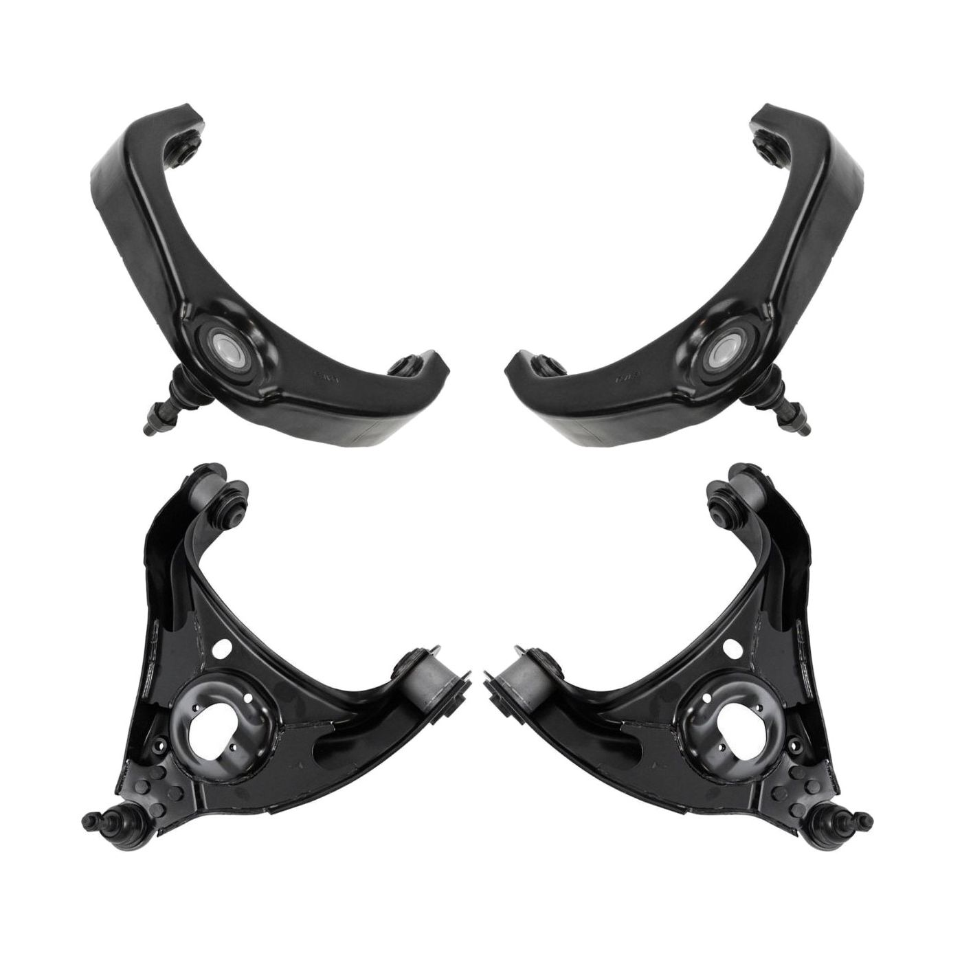4-pc Front Upper Lower Control Arm Ball Joint Set Left Right For Dodge RWD