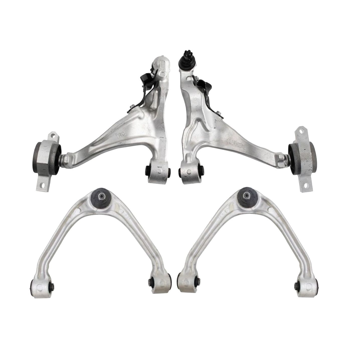 For 07-08 G35 Front Upper Lower Control Arm Ball Joint Suspension Kit Set 4pc
