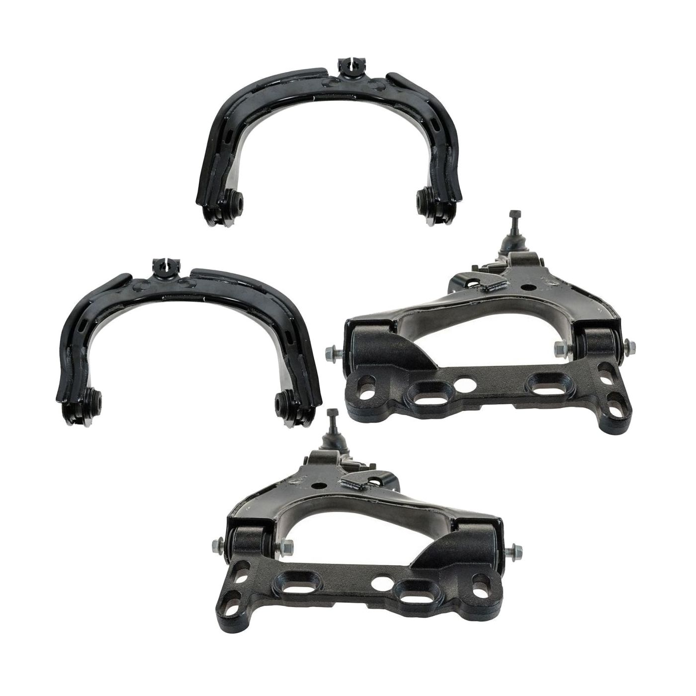 4-pc Kit Control Arm & Bracket Upper Lower Left Right For 04-07 Rainier Suv