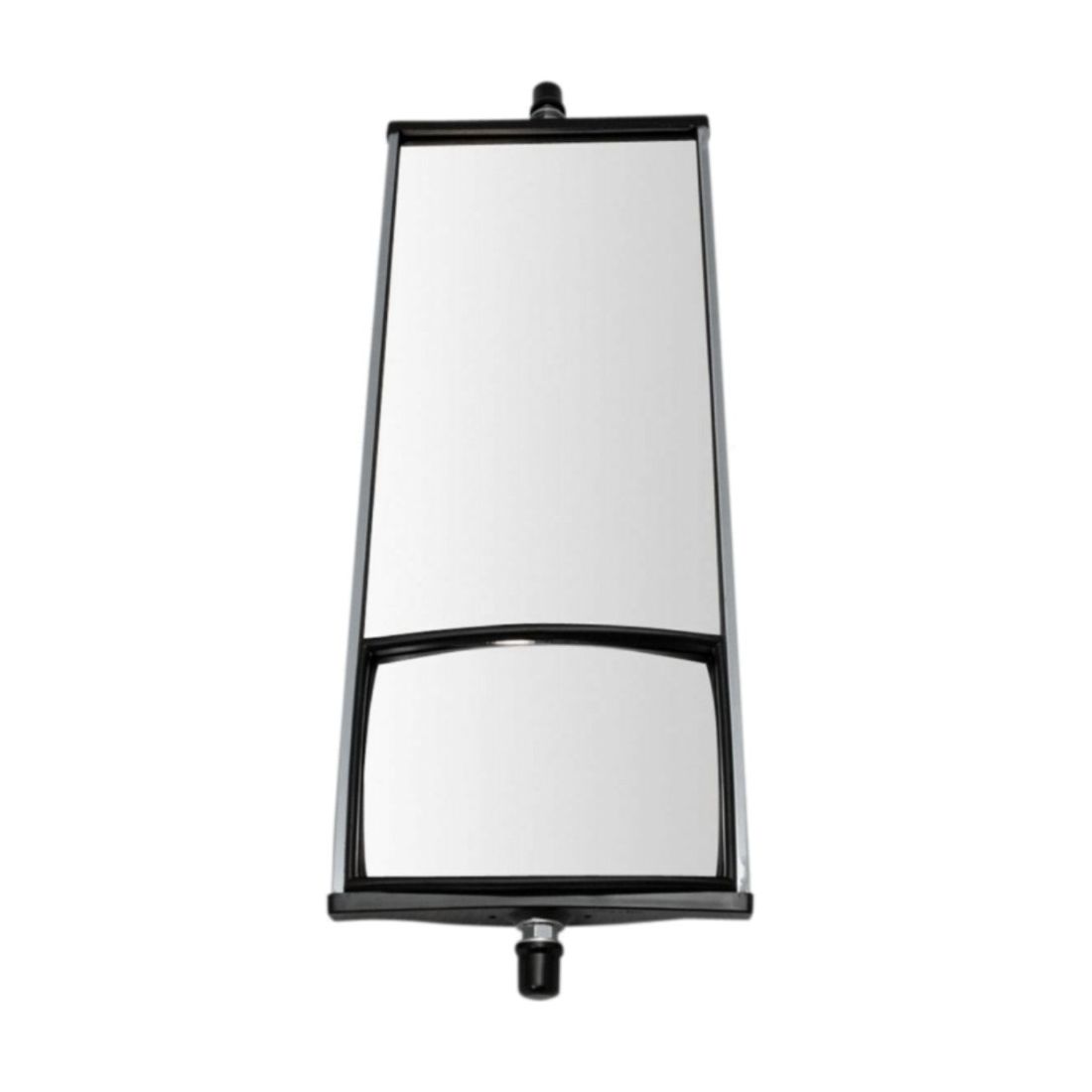 16" x 6.5" Aluminum West Coast Mirror w/ Convex Glass for HD Semi Truck