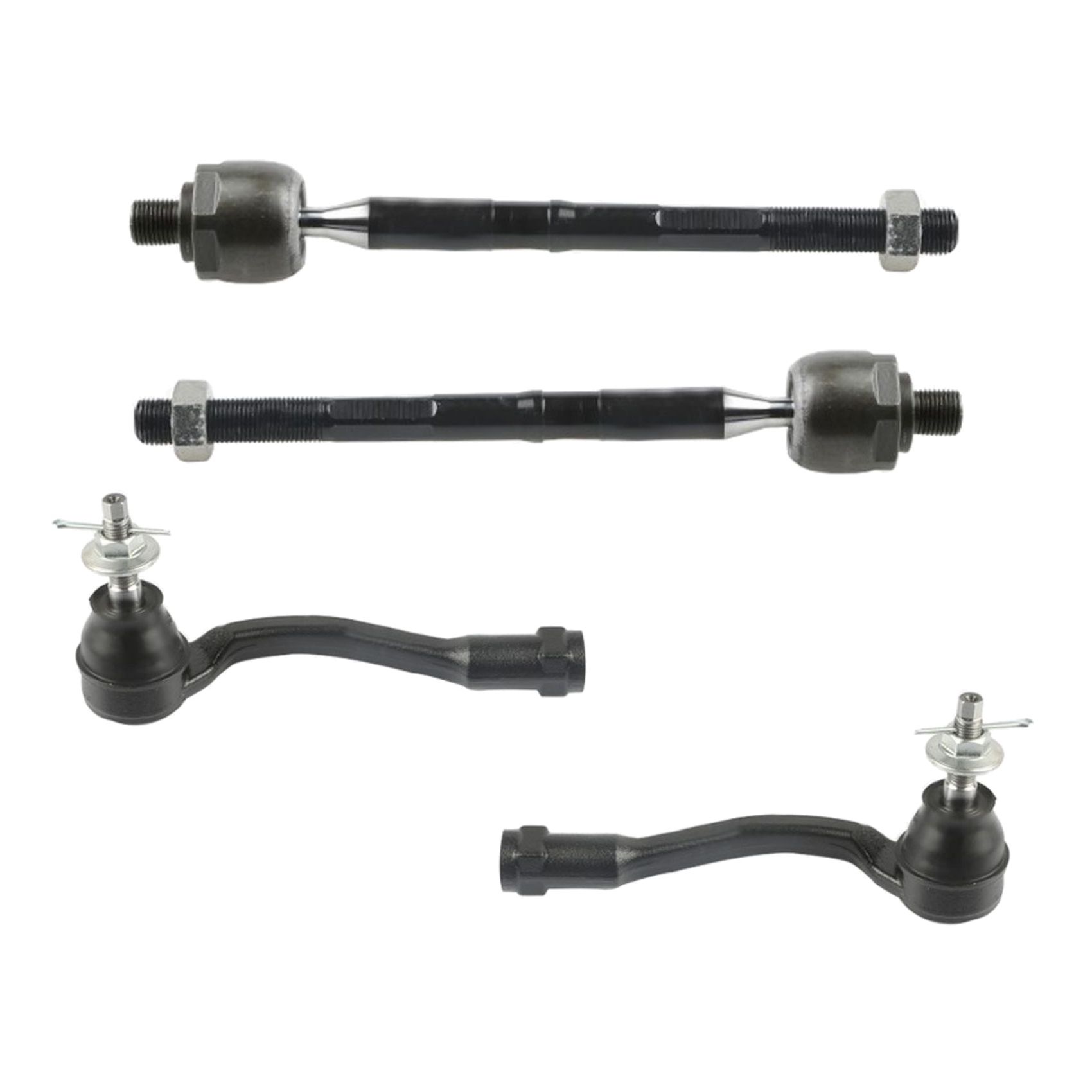 Front Inner & Outer Tie Rods For Hyundai 2019-2020 Santa Fe Front Wheel Drive