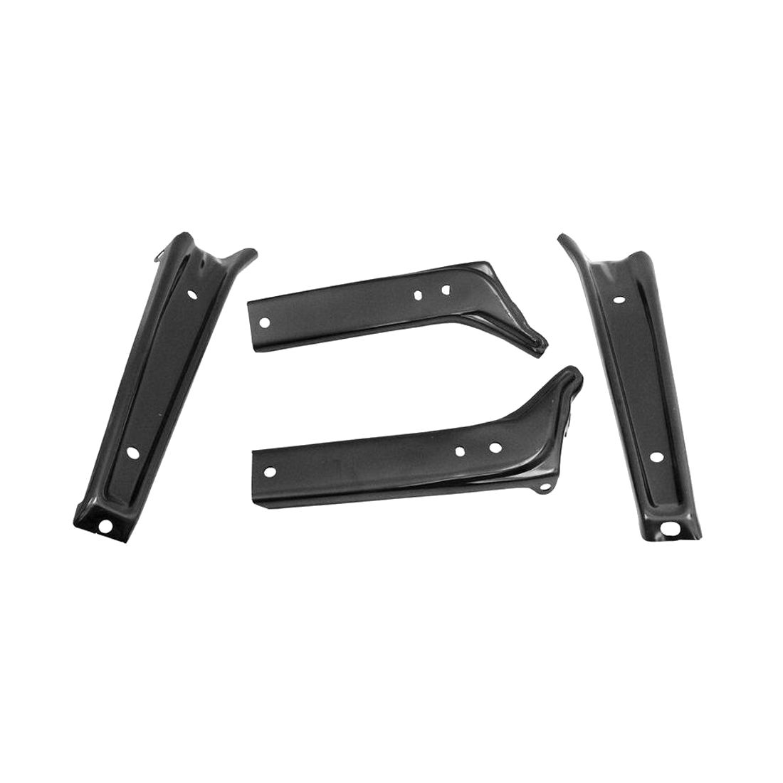 For 1964 Chevrolet El Camino Standard Cab Pickup Front Bumper Brackets 4-Pieces