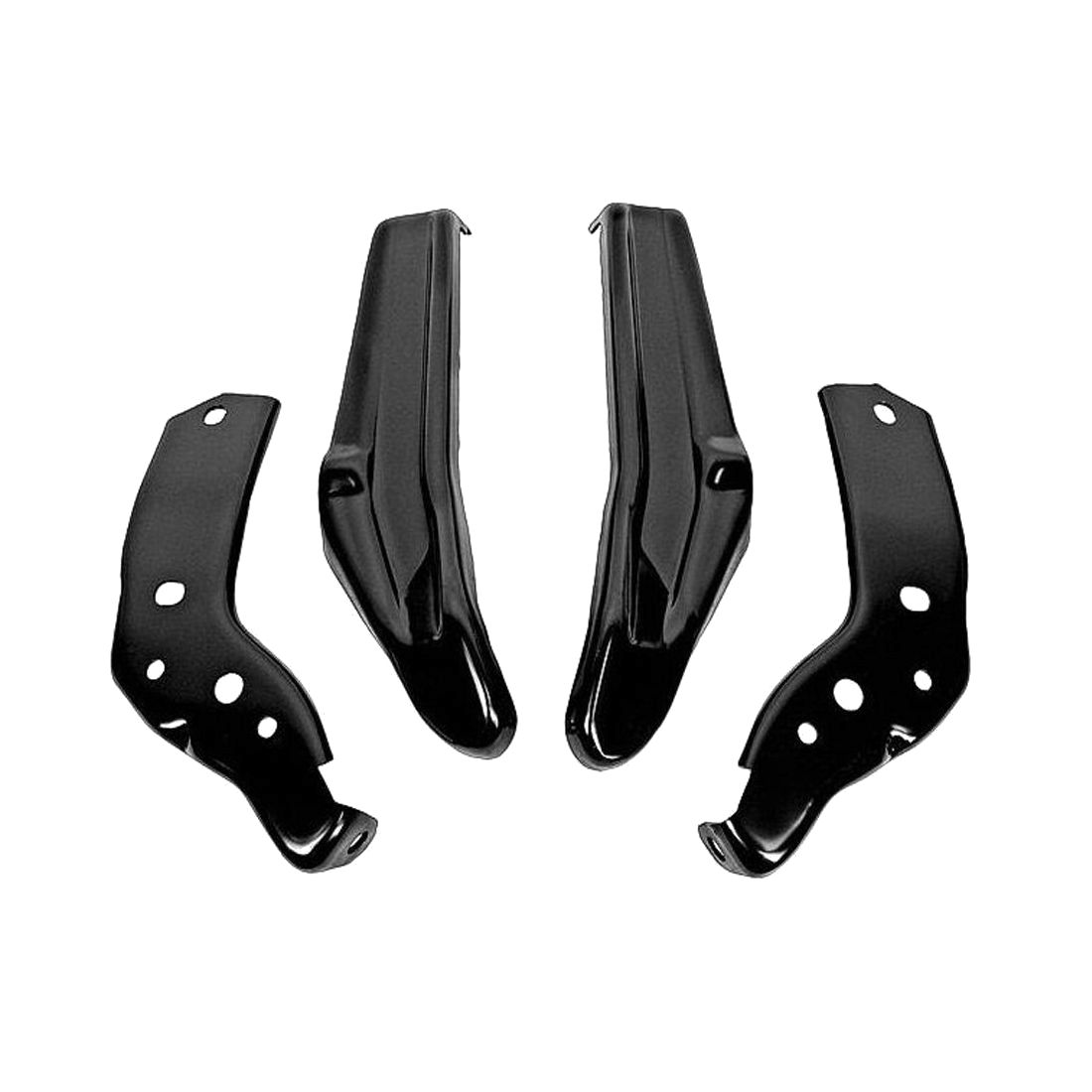 For 1963 Chevrolet Impala Base Convertible Rear Bumper Brackets 4-Pieces
