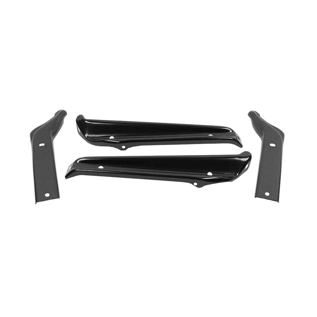 For 1965 Chevrolet El Camino Standard Cab Pickup Front Bumper Brackets 4-Pieces