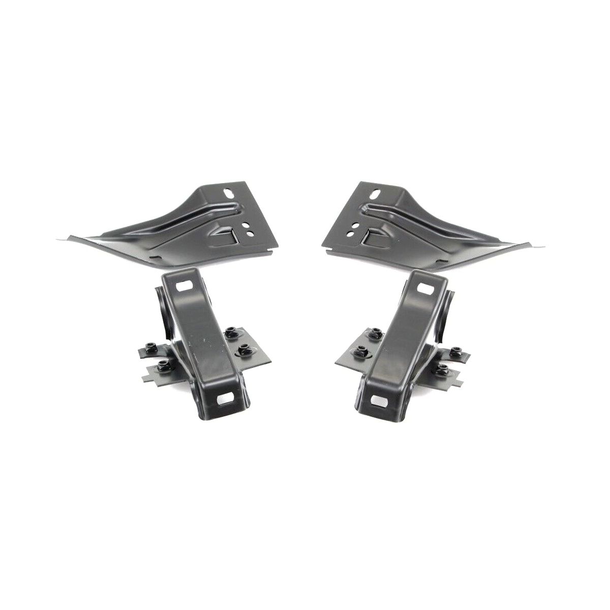 For 1968-1969 Ford Fairlane U/K Rear Bumper Bracket Set-Inner & Outer 4-Pieces