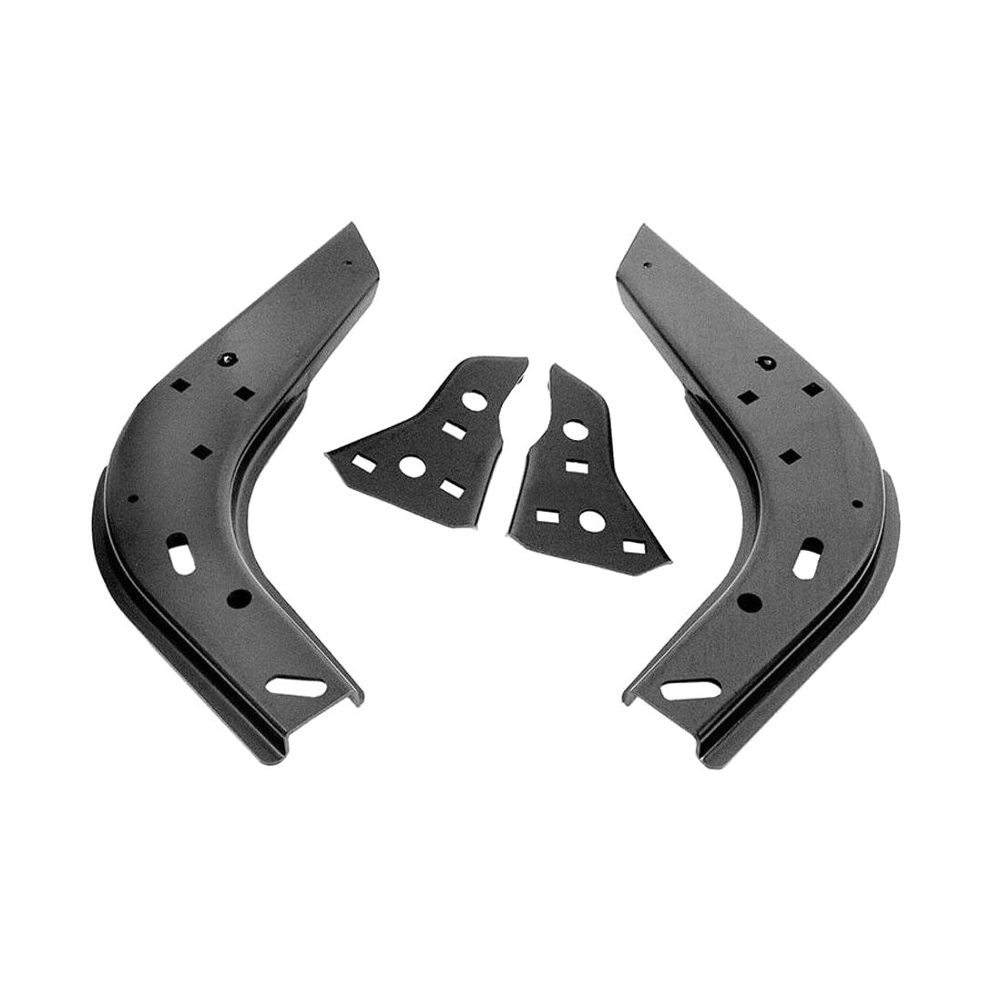 For 1969 Pontiac Firebird Base Convertible Front Bumper Bracket 4-Pieces