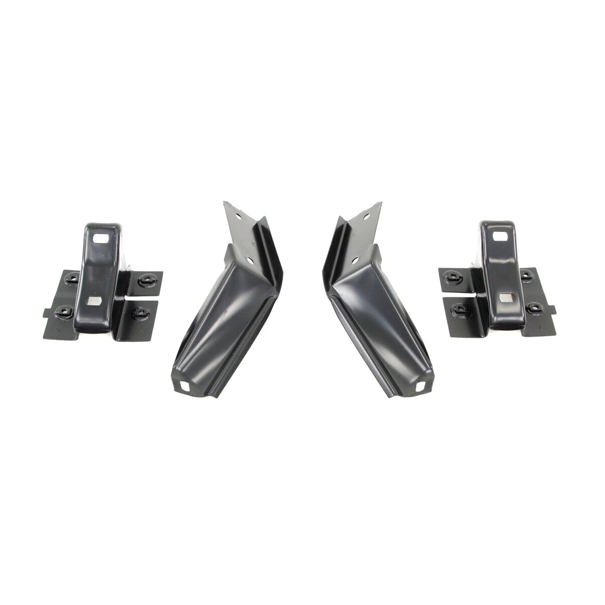 For Ford 66-67 Fairlane Base Except Wagon or Rear Bumper Bracket Set 4-Pieces