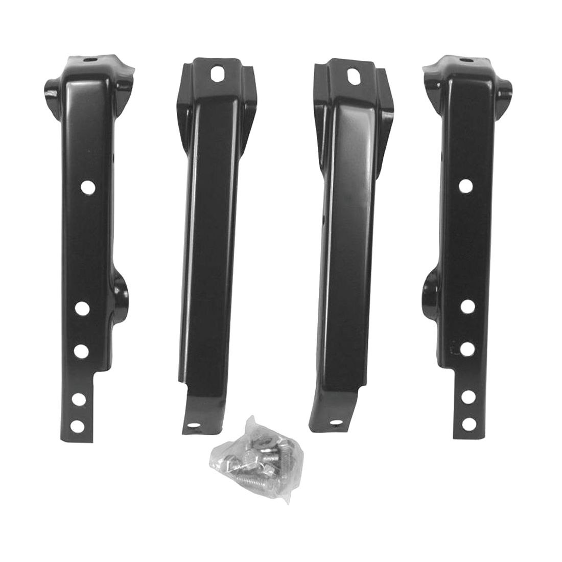 For 1967-1972 C20 Pickup Rear Bumper Bracket Fleetside or Stepside 4-Pieces