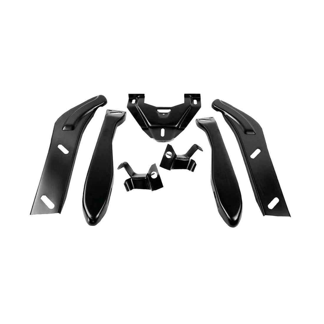 For 1968-1972 El Camino Base Standard Cab Pickup Rear Bumper Brackets 7-Pieces