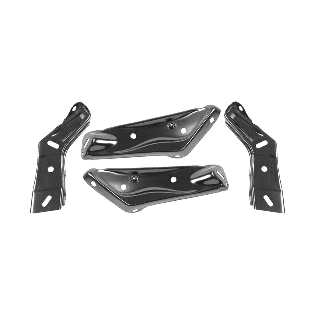 For 1970 Chevrolet Chevelle Base Convertible Front Bumper Brackets 4-Pieces
