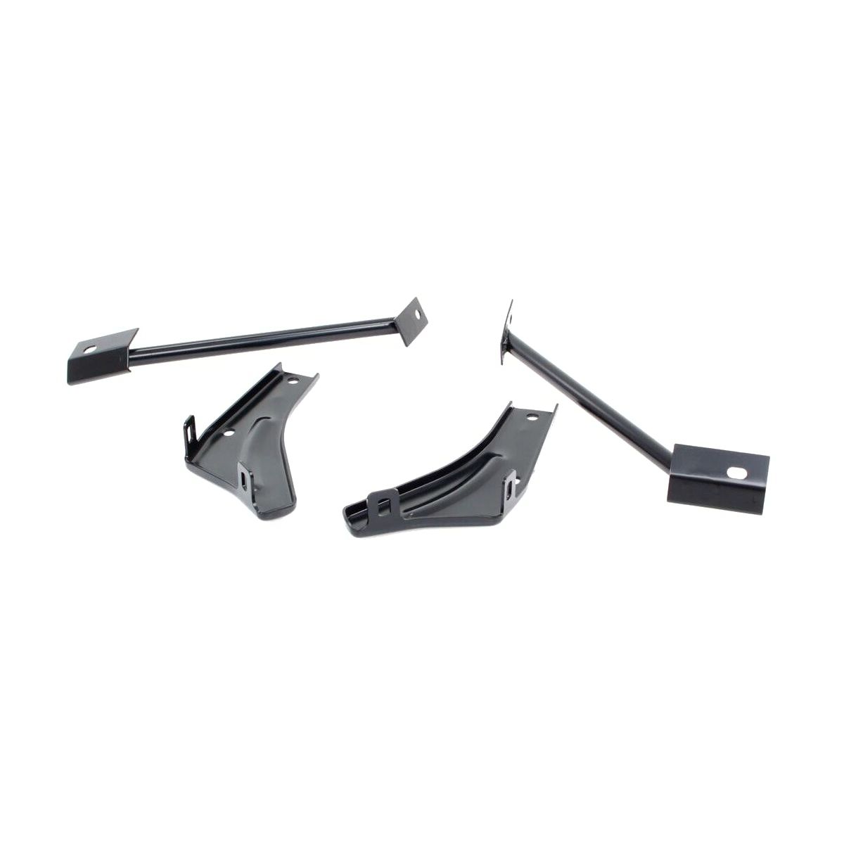 For 1966-1967 Ford Fairlane Base U/K 67 Front Bumper Bracket Set 4-Pieces