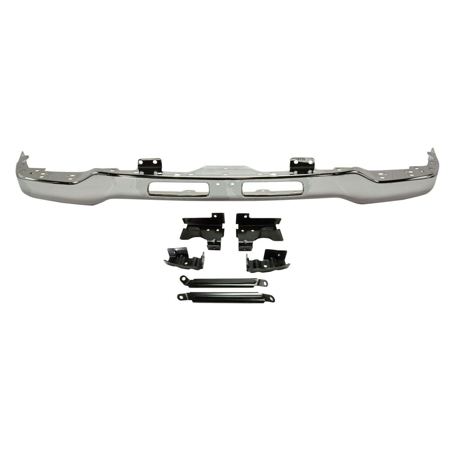 Front Bumper For 2003-2007 Sierra Classic Chrome Steel With mounting bracket(s)