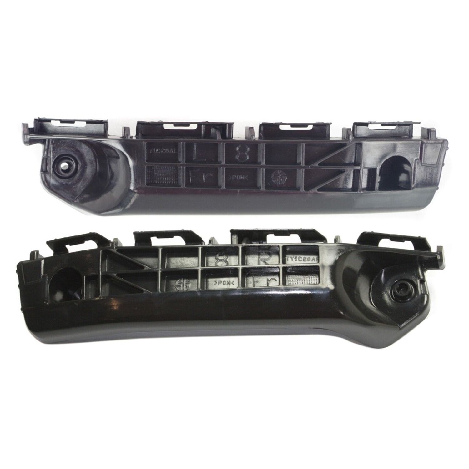 Bumper Bracket For 2012-2014 Yaris Set of 2 Front Driver and Passenger Side