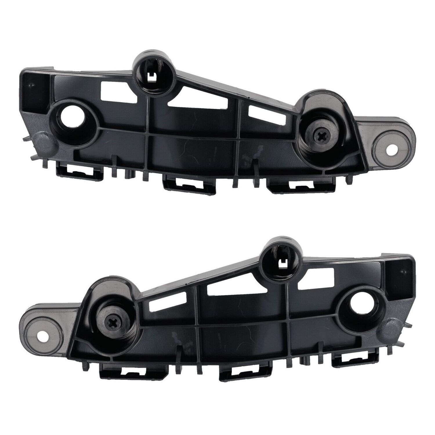 Bumper Face Bar Retainers Brackets Braces Mounting Kit Set of 2 for Pair