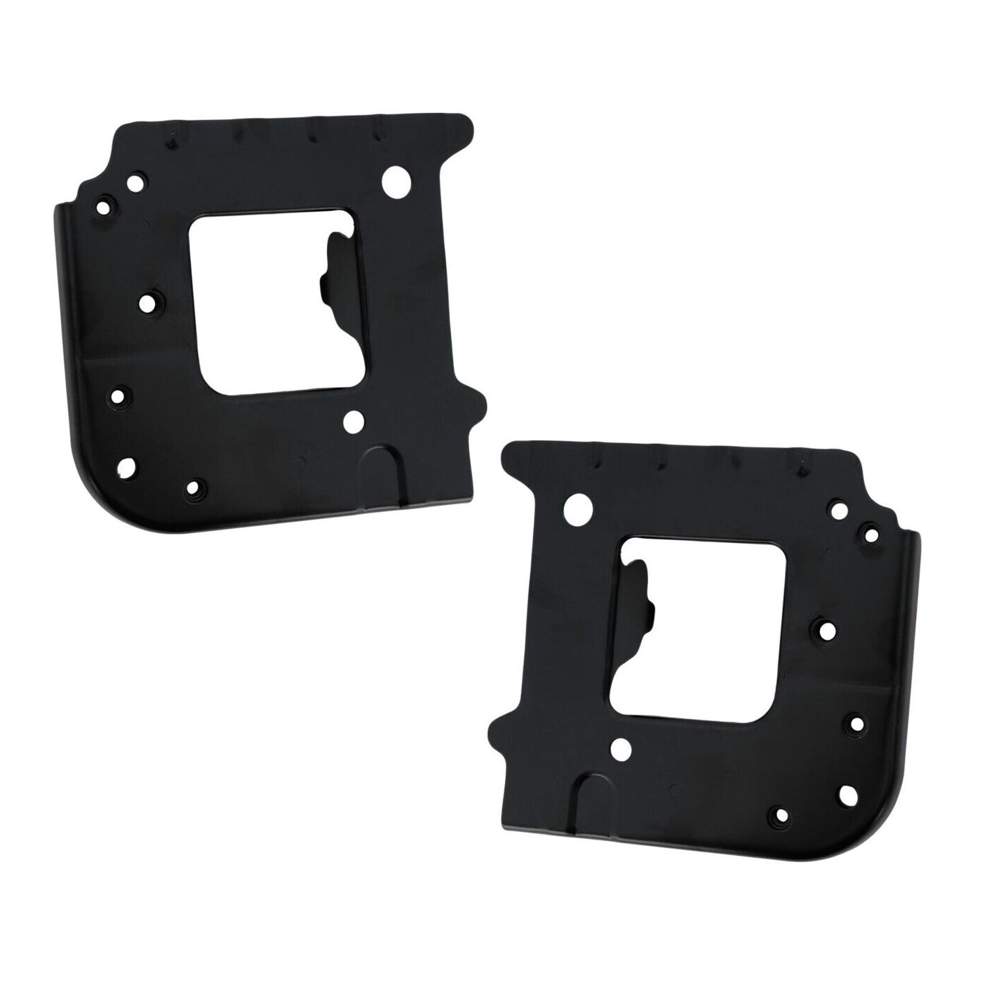 Set of 2 Bumper Face Bar Brackets Retainer Mounting Braces Left & Right Pair