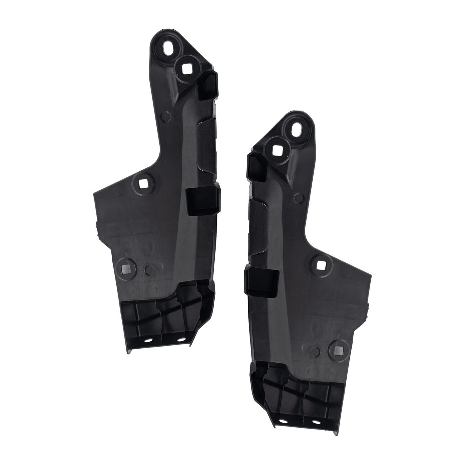 Bumper Face Bar Brackets Retainer Mounting Braces Set of 2 Left & Right Pair