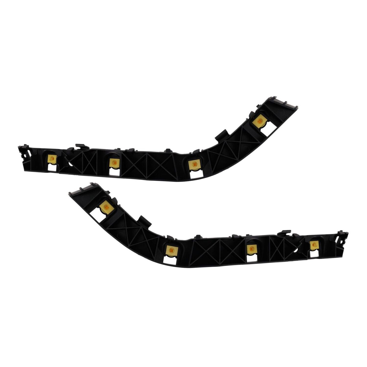 Set of 2 Bumper Face Bar Brackets Retainer Mounting Braces Left & Right Pair