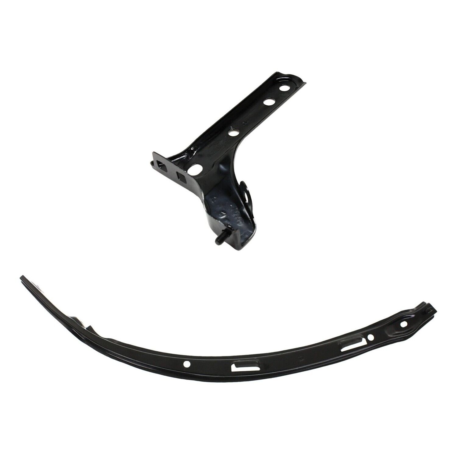 Bumper Face Bar Retainers Brackets Braces Mounting Kit Set of 2 Passenger Pair